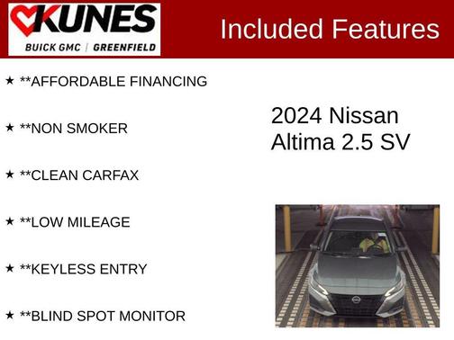 Gun Metallic 2024 Nissan Altima 2.5 SV