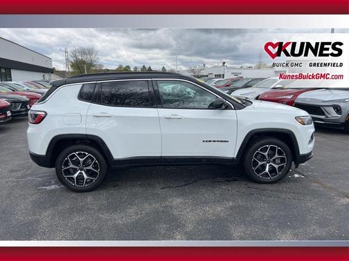 Bright White Clearcoat 2025 Jeep Compass Limited