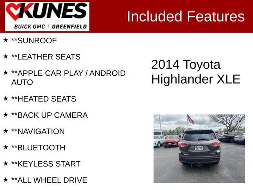 Predawn Gray Mica 2014 Toyota Highlander XLE