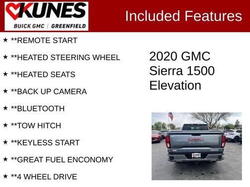Satin 2020 GMC Sierra 1500 Elevation
