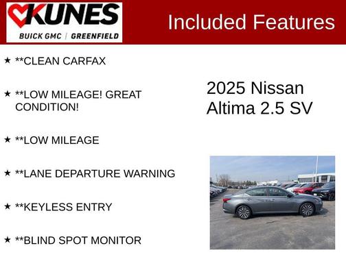 2025 Nissan Altima 2.5 SV