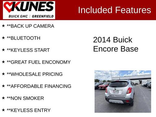 Quicksilver Metallic 2014 Buick Encore Base