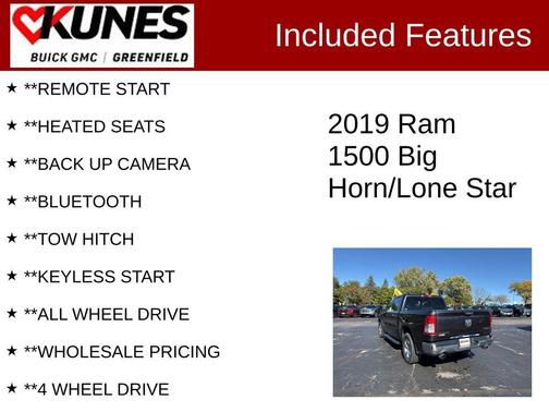 2019 RAM 1500 Big Horn