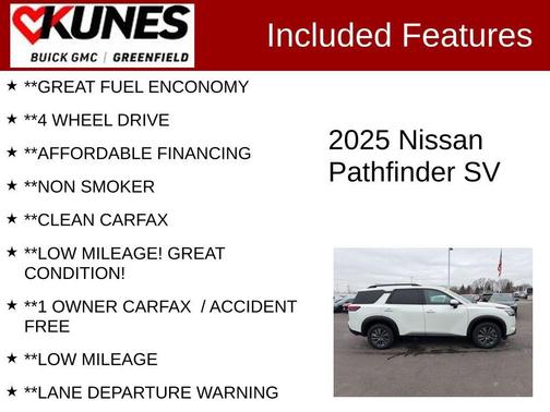 2025 Nissan Pathfinder SV 4WD