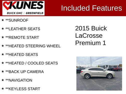 2015 Buick LaCrosse Premium I