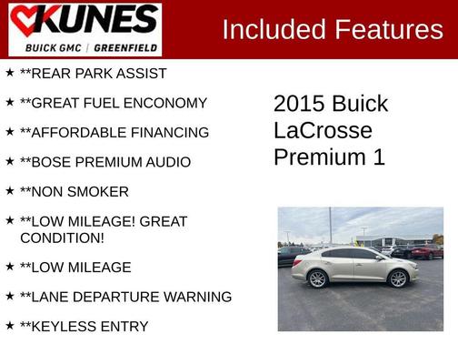 2015 Buick LaCrosse Premium I
