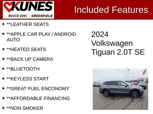 2024 Volkswagen Tiguan 2.0T SE
