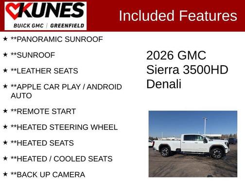 2026 GMC Sierra 3500 Denali