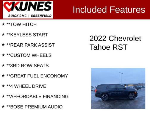 2022 Chevrolet Tahoe 4WD RST