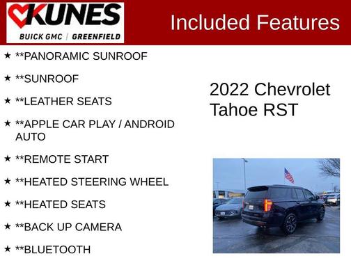 2022 Chevrolet Tahoe 4WD RST
