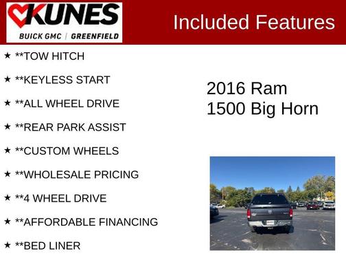 2016 RAM 1500 Big Horn