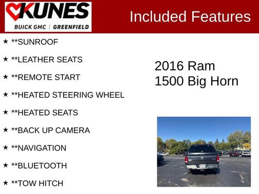 2016 RAM 1500 Big Horn