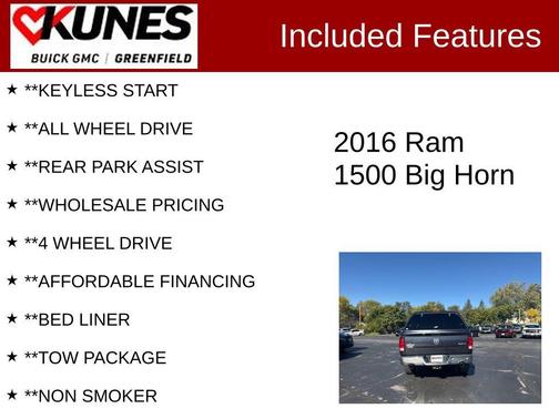 2016 RAM 1500 Big Horn