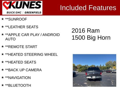 2016 RAM 1500 Big Horn