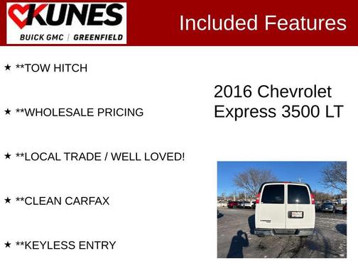 2016 Chevrolet Express 3500 LT