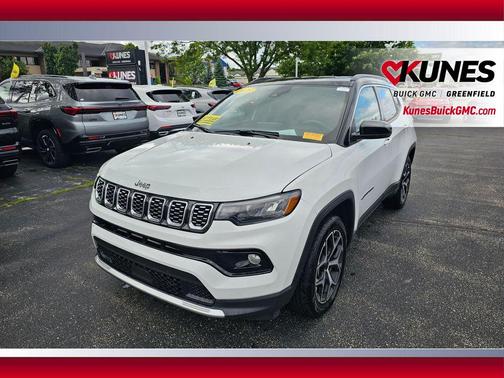 Bright White Clearcoat 2025 Jeep Compass Limited