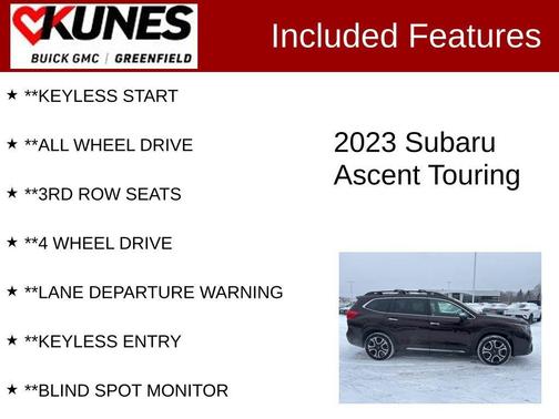 2023 Subaru Ascent Touring 7-Passenger