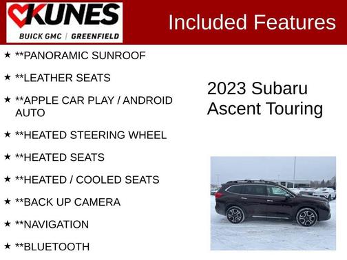 2023 Subaru Ascent Touring 7-Passenger