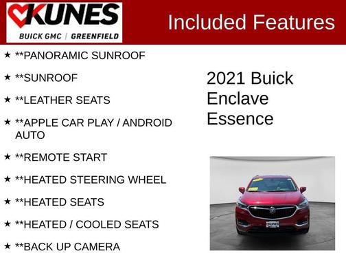 Quartz 2021 Buick Enclave Essence