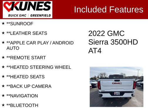 2022 GMC Sierra 3500 AT4