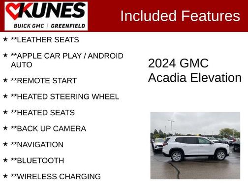 2024 GMC Acadia FWD Elevation