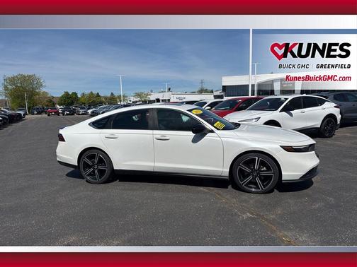Platinum White Pearl 2023 Honda Accord Hybrid Sport