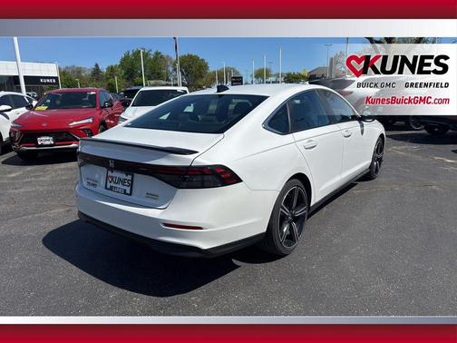 Platinum White Pearl 2023 Honda Accord Hybrid Sport
