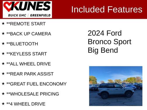 2024 Ford Bronco Sport Big Bend