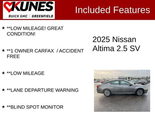 2025 Nissan Altima 2.5 SV