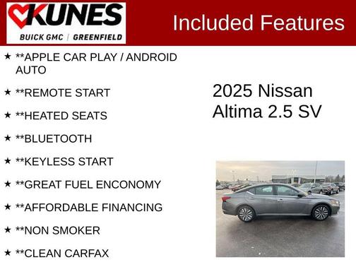 2025 Nissan Altima 2.5 SV
