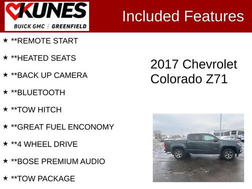 2017 Chevrolet Colorado Z71