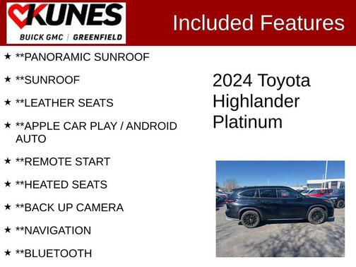 2024 Toyota Highlander Platinum