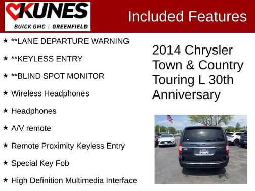 Maximum Steel Metallic Clearcoat 2014 Chrysler Town & Country Touring-L