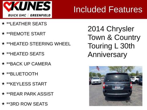 Maximum Steel Metallic Clearcoat 2014 Chrysler Town & Country Touring-L