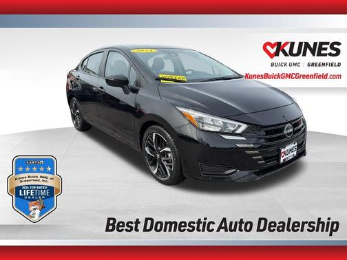 Super Black 2024 Nissan Versa 1.6 S