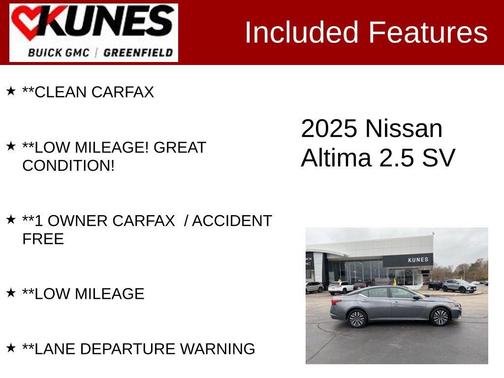2025 Nissan Altima 2.5 SV