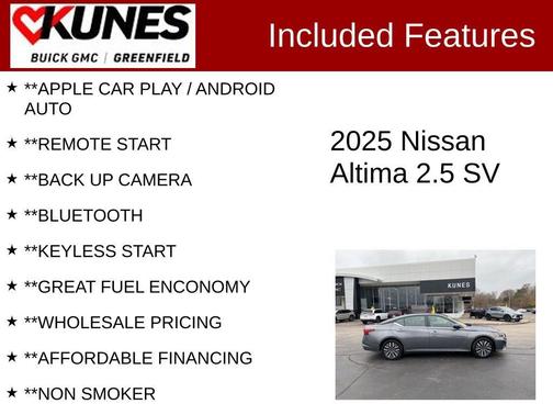 2025 Nissan Altima 2.5 SV