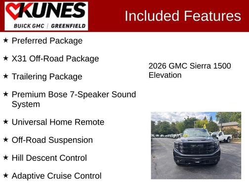 2026 GMC Sierra 1500 Elevation