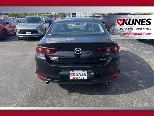 Jet Black 2024 Mazda Mazda3 FWD w/Preferred Package