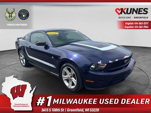 Blue 2010 Ford Mustang Base