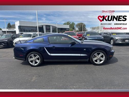 Blue 2010 Ford Mustang Base