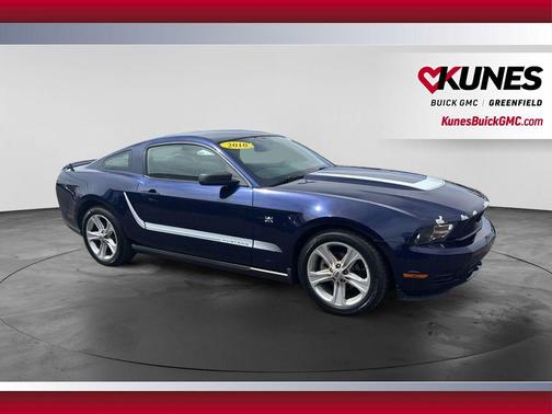 Blue 2010 Ford Mustang Base