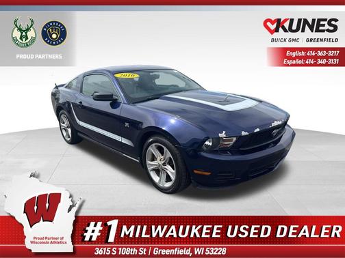 Blue 2010 Ford Mustang Base