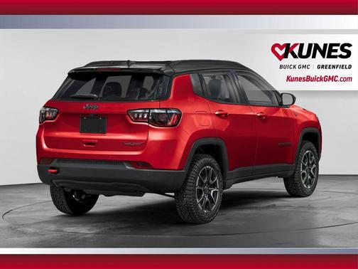 Red Hot Pearlcoat 2025 Jeep Compass Trailhawk