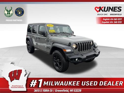 Grey 2022 Jeep Wrangler Unlimited Sport Altitude