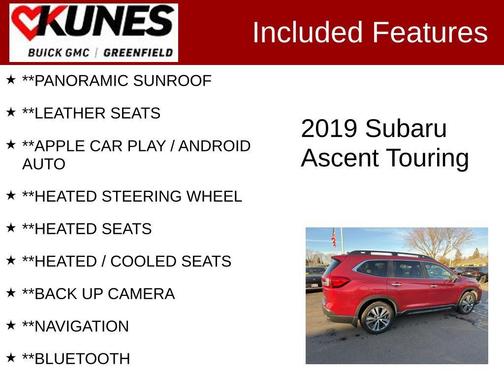 2019 Subaru Ascent Touring 7-Passenger