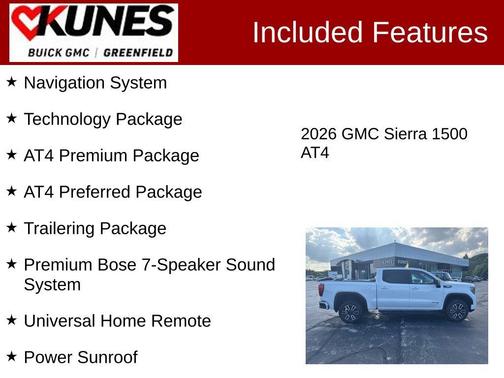 2026 GMC Sierra 1500 AT4