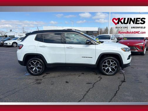 Bright White Clearcoat 2025 Jeep Compass Limited