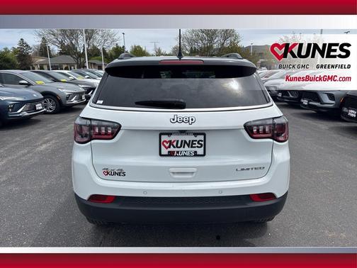 Bright White Clearcoat 2025 Jeep Compass Limited