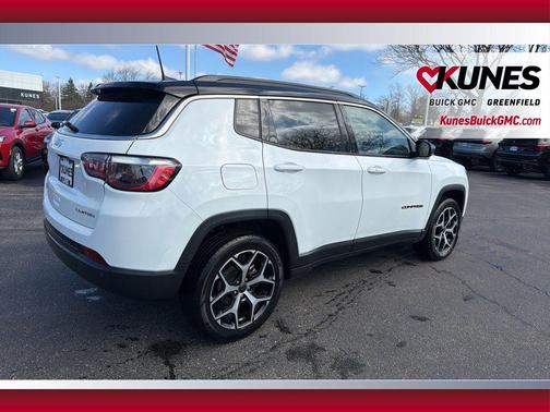 Bright White Clearcoat 2025 Jeep Compass Limited